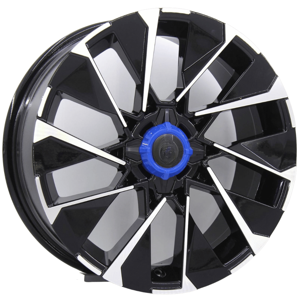 16 İnç 4X100 Yeni Clio İcon Black Polish Jant Takım