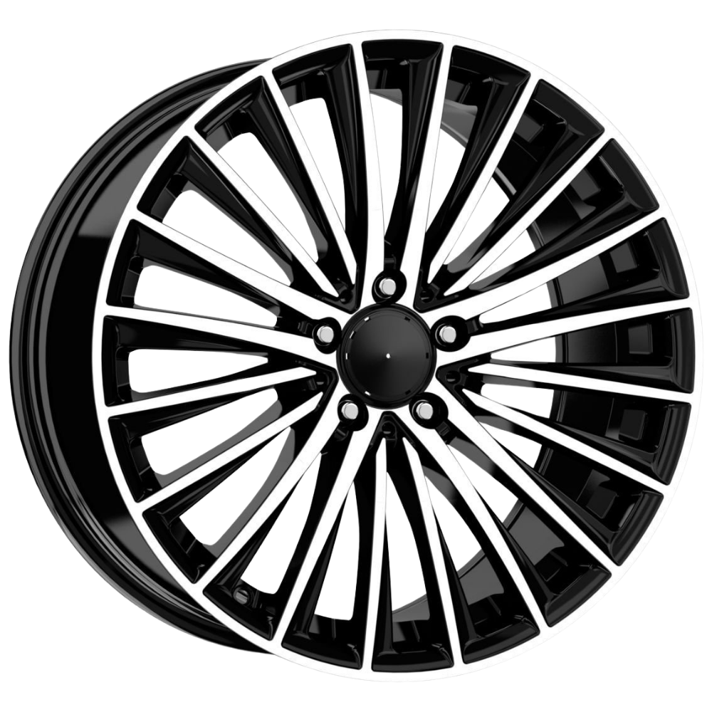 17 İnç 5x112 Mercedes A-E Class Uyumlu Black Diamond Jant Takımı | R1 Wheels