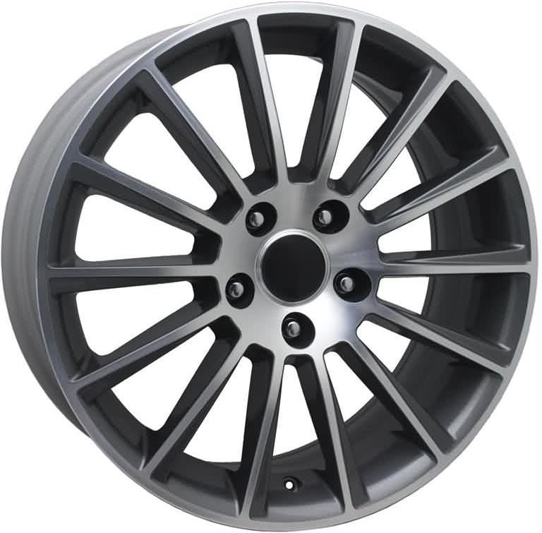 17 İnç 5x112 Mercedes Audi Seat Uyumlu Gun Metal Diamond Jant Takımı