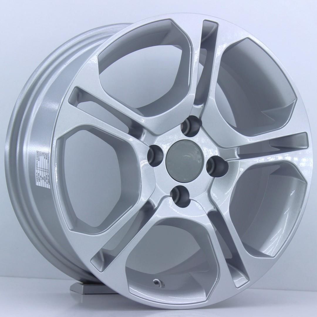 15 İnç 4X100 Renault Fiat Honda Hyundai Opel Toyota Volkswagen Golf 1 Skoda Felicia Silver Jant Takımı