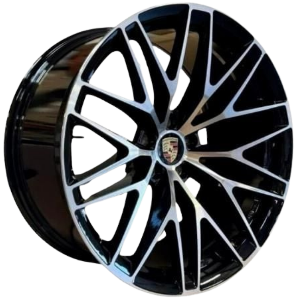 20 İnç 5x112 Mercedes & Audi & Porsche Uyumlu Isıl İşlemli Siyah Jant Modeli | R1 Wheels