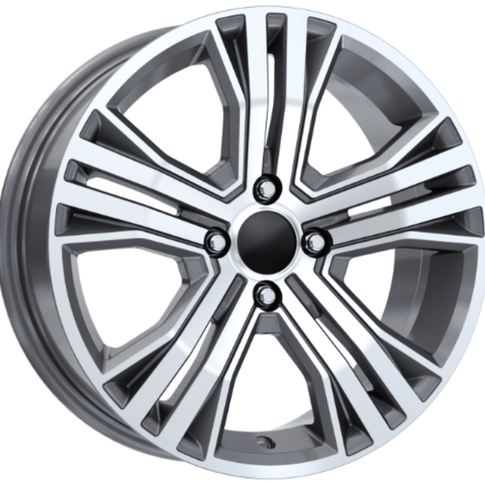 16 İnç 5X114.3 Honda Toyota Kia Uyumlu Gun Metal Diamond Jant Takımı