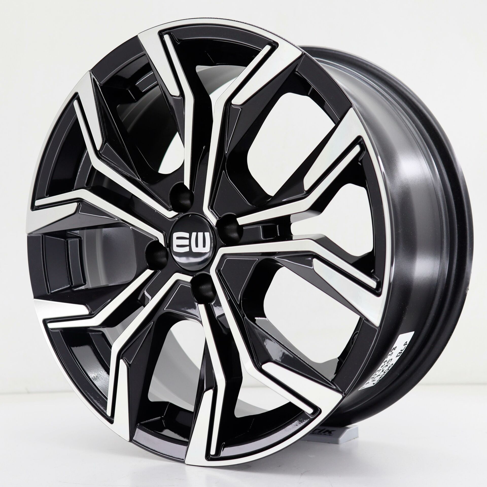 17 İnç 4X100 Fiat Opel Renault Honda Hyundai Black Lip Polish Jant Takım