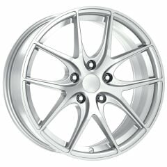17 İnç 4X100 Renault Honda Toyota Uyumlu Parlak Gümüş Jant Takımı | R1 Wheels