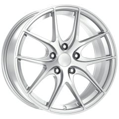 17 İnç 4X100 Renault Honda Toyota Uyumlu Parlak Gümüş Jant Takımı | R1 Wheels