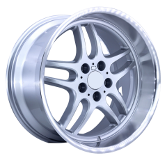 19 İnç 5x120 BMW Chevrolet Uyumlu Silver Jant Takımı | R1 Wheels