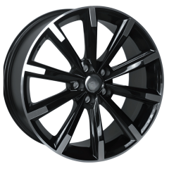 17 İnç 5X100  POLO  Seat Skoda  FİAT  Uyumlu Black Diamond Jant Takımı