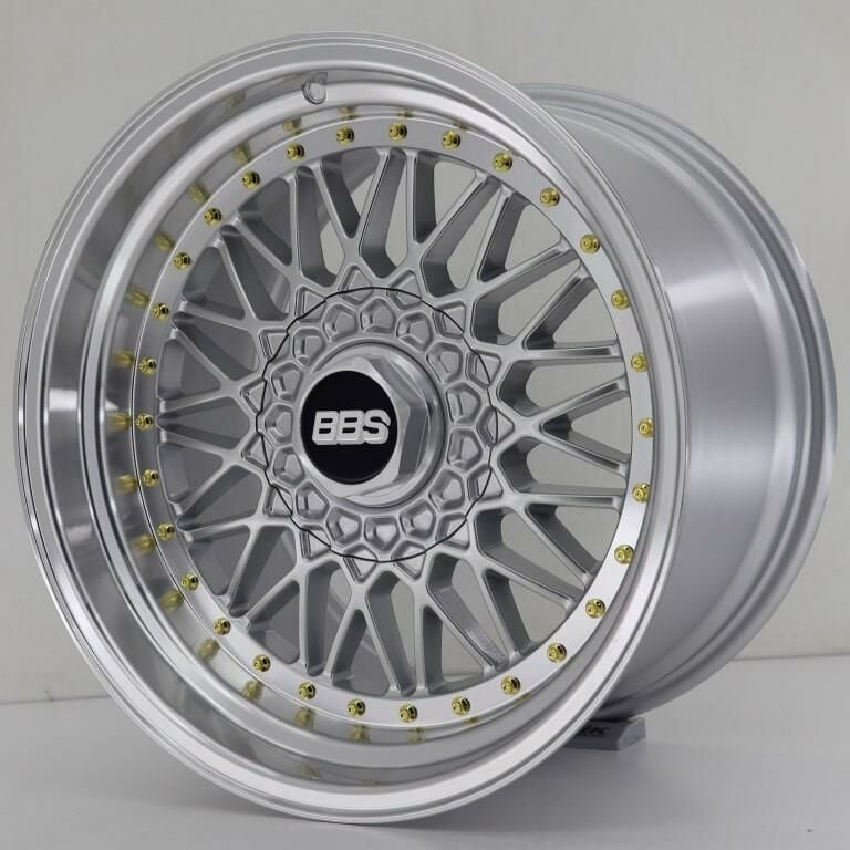 17''5X112/120 Bbs Rs2 Bmw Volkswagen Seat Skoda Silver Machined Jant Takım