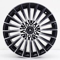 18 İnç 5X112 Mercedes New S Class Black Machined Jant Takım