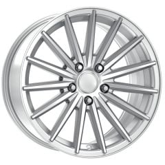 16 İnç 5x100 Volkswagen Audi Seat Skoda Uyumlu Silver Diamond Jant Takımı