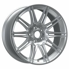 19 İnç 5x120 BMW Mercedes Porsche Jaguar Uyumlu Silver Jant Takımı | R1 Wheels