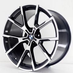 18 İnç 5X112 18*9 ET40 66.56 Black Machined Jant Takım