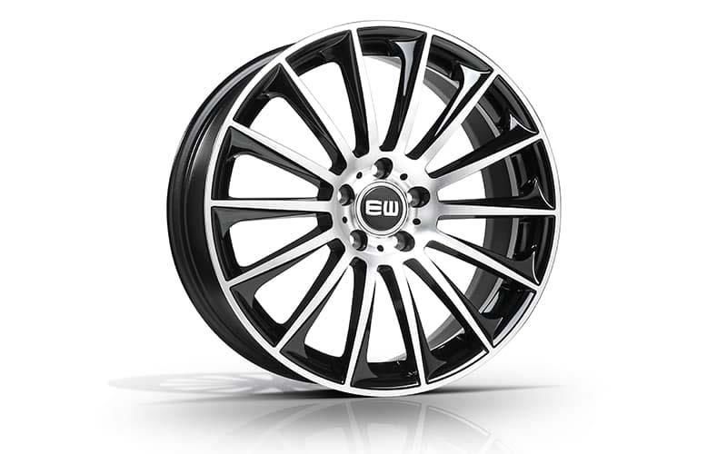 18 İnç 5X112 Mercedes Black Lip Polish Jant Takım