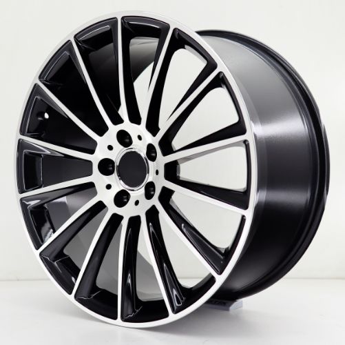 18 İnç 5X112 Mercedes S Class Maybach E Series C Series Black Lip Polish Jant Takım