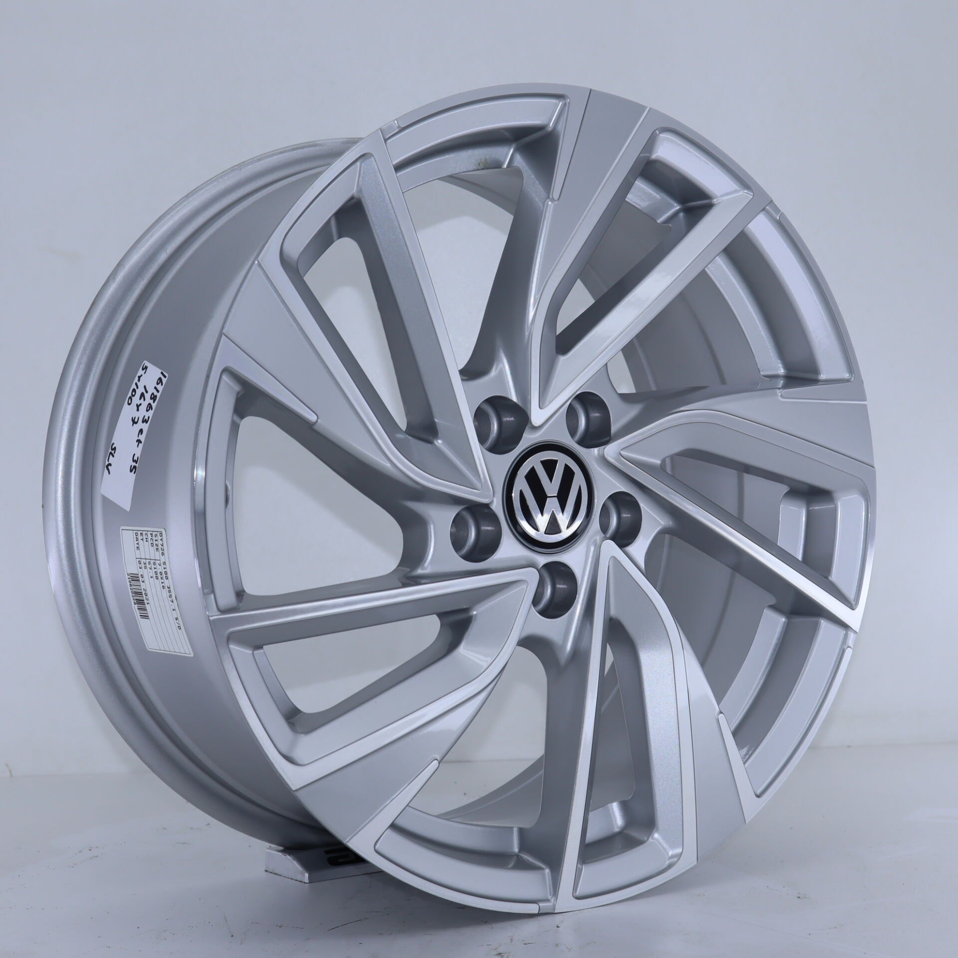 16'' 5X100 Silver Machined Jant Takım