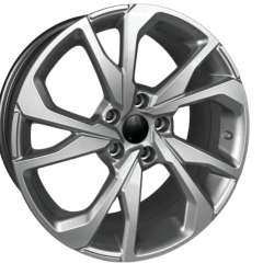 18 İnç 5x114.3 Toyota Nissan Audi Uyumlu Silver Jant Takımı | R1 Wheels