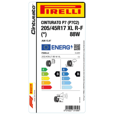 Pirelli 205/45 R17 88W XL Cinturato P7 Run Flat (P7C2) Yaz Lastiği (2025)