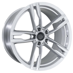 20 İnç 5x120 BMW Chevrolet Mercedes Uyumlu Silver Jant Takımı | R1 Wheels
