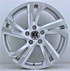 17 İnç 5X112 Golf Jetta Seat Scirocco  Passat T-Rock Silver Jant Takım