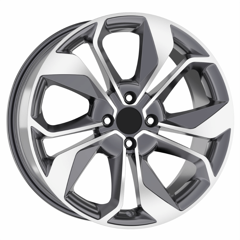 16 İnç 5X114.3 Honda Nissan Kia Uyumlu Gun Metal Diamond Jant Takımı