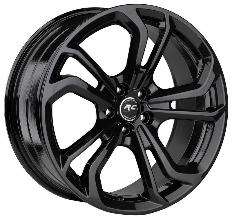 18 İnç 5X100 Audi Seat Skoda Volkswagen Black Jant Takım