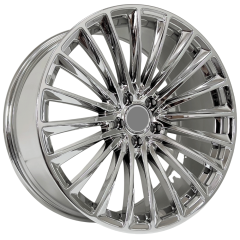 19 İnç 5x112 Mercedes-Benz Audi Uyumlu 8J ET38 VC Chrome Jant Takımı