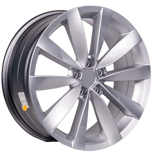 19 İnç 5x112 Volkswagen Seat Uyumlu Silver Jant Takımı | R1 Wheels