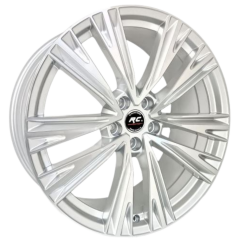 18 İnç 5x112 Audi Volkswagen Mercedes Seat Skoda Uyumlu Silver Jant Takımı | R1 Wheels