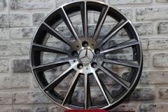 18 İnç 5X112 S Class Gun Metal Polish Jant Takım