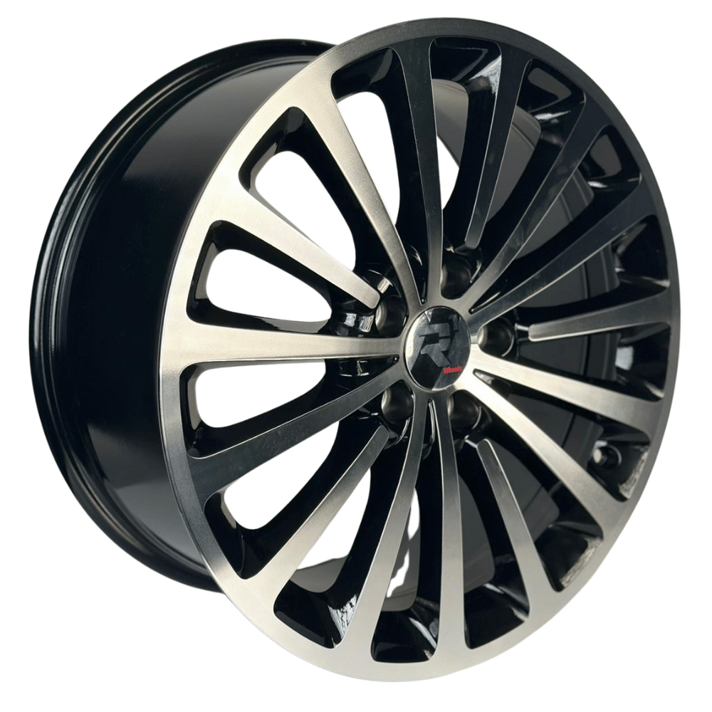 18 İnç 5x112 VW Audi Uyumlu Black Machined Jant Takımı