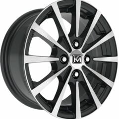15 İnç 4x100 Hyundai Toyota Fiat Renault Uyumlu Black Diamond Jant Takımı | R1 Wheels