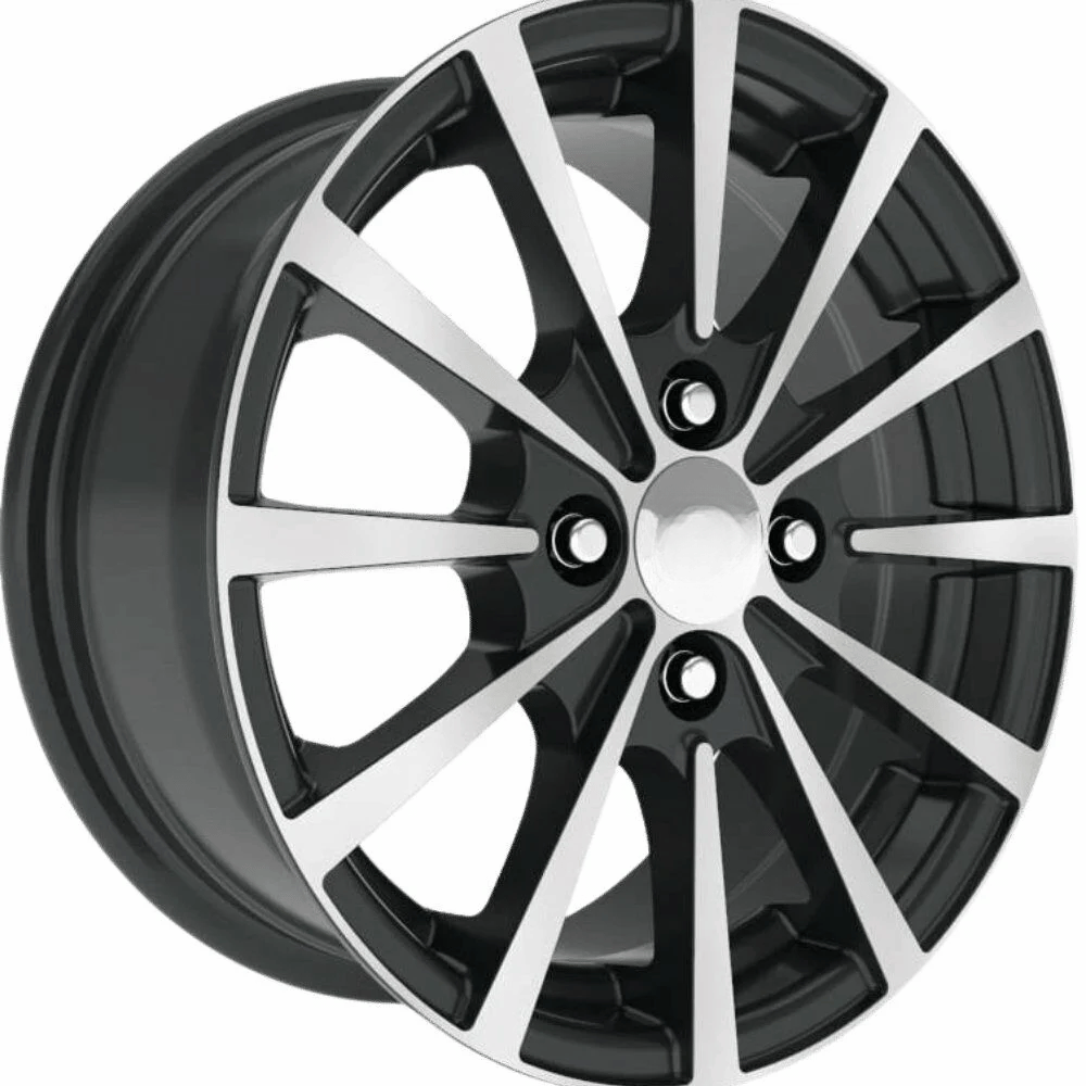 15 İnç 4x100 Hyundai Toyota Fiat Renault Uyumlu Black Diamond Jant Takımı | R1 Wheels