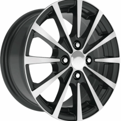 15 İnç 4x100 Hyundai Toyota Fiat Renault Uyumlu Black Diamond Jant Takımı | R1 Wheels