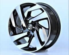 16'' İnç 5x112 Vito Golf Audi Skoda  Volkswagen Transporter 2003 Model Ve Altı Uyumlu Black Diamond Jant Takım