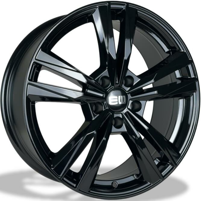 18 İnç 5X114.3 Toyota Honda Hyundai Kia Toyota Black Lip Jant Takım