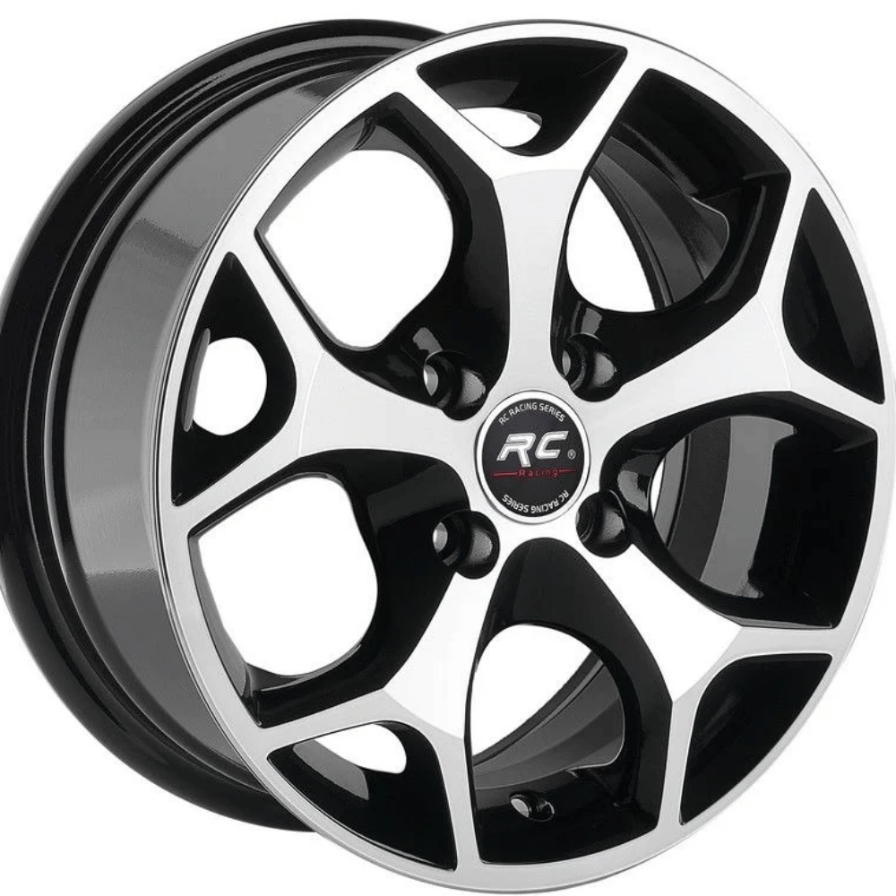 15'' İnç 4X100 Dacia Honda Fiat Black Machined  Jant Takım