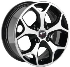 15'' İnç 4X100 Dacia Honda Fiat Black Machined  Jant Takım