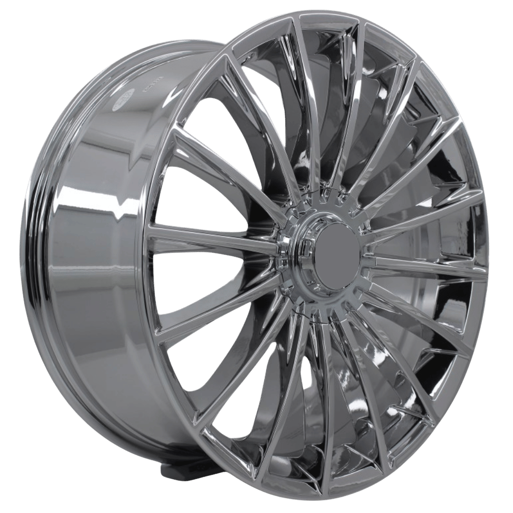 19 İnç 5x112 Volkswagen Mercedes Audi Uyumlu Chrome Jant Takımı | R1 Wheels