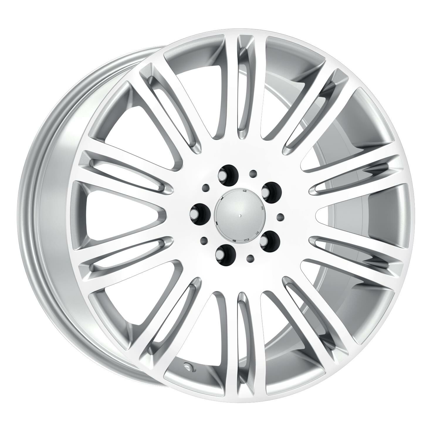 18'' 5x112 Mercedes Silver Diamond Jant Takım