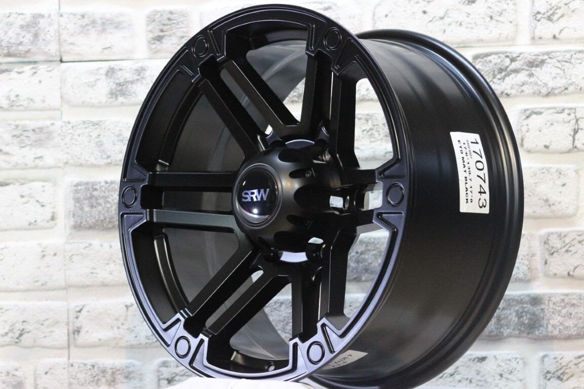 17'' 6X139.7 Mat Black Jant Takım