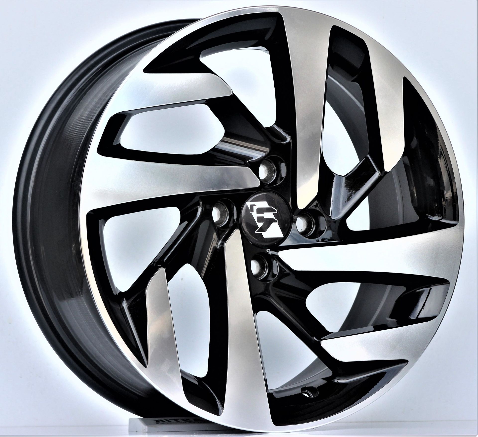 14 İnç 4X100 Steel Jant Fiat Renault Honda Black Diamond Jant Takım