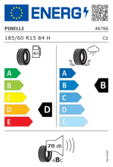 Pirelli Cinturato P1 185/60R15 84H 2025 Yaz Lastiği