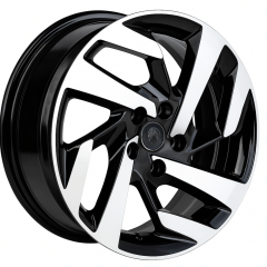 14 İnç 4x108 Ford Peugeot Citroen Uyumlu Deep Black Diamond Gloss Jant Takımı | R1 Wheels