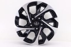 16'' İnç 5X114.3 16*6.5 Et45 Honda Toyota Hyundai Mazda Nissan Black Polish  Jant Takım