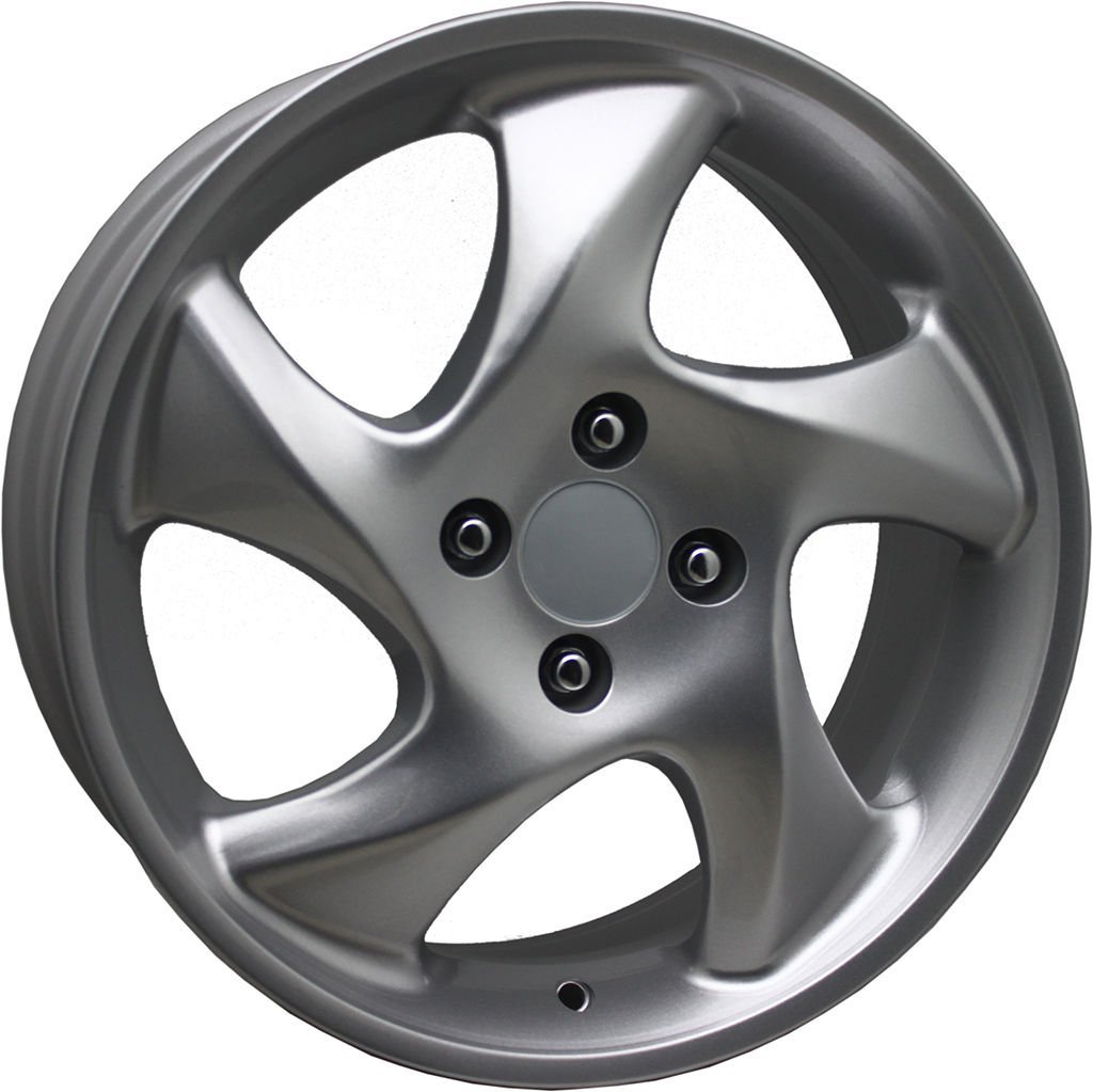15 İnç 5x114.3 Toyota Honda Uyumlu Shiny Silver Jant Takımı | R1 Wheels