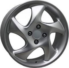 15 İnç 5x114.3 Toyota Honda Uyumlu Shiny Silver Jant Takımı | R1 Wheels