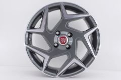 16'' İnç 4X100 16*6.5 Et35 Fiat Reanult Honda Opel Gun Metal Polish  Jant Takım