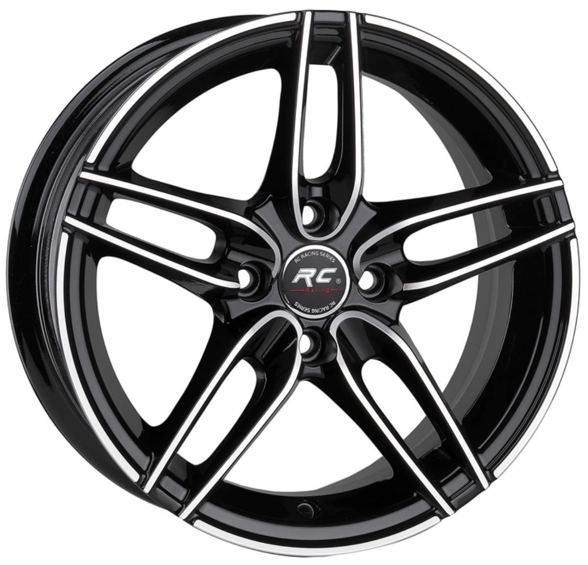 14 İnç 4x108 Ford Fiesta Focus Uyumlu Siyah BF Jant Takımı | R1 Wheels