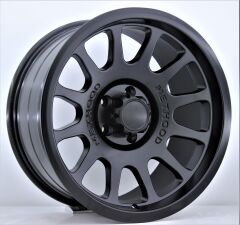 18 İnç 5X127 Jeep Wrangler Unlimited Grand Cherokee Matt Black Jant Takım