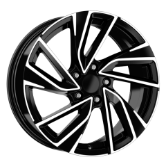 18 İnç 5x112 Wolkswagen Seat Skoda Uyumlu Black Diamond Jant Takım